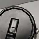 Replacement Lid with Flip Straw and Top Handle, Fits Only Cafezi 30oz/40oz/50oz/64oz Tumblers, Screw On (Black)