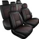 Grand Car Seat Covers Full Set Nappa Leather
Universal Precision Fit 3D Contoured Automotive Seat Covers for SUV Truck Sedan,Anti-Slip Seat Cover with Lumbar