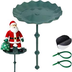 Christmas Tree Topper Holder Tree Topper Stabilizer Treetop Stand Christmas Tree Toppers Universal Support for Holiday Decoration Christmas Toppers Fits All Tree Topper Types Green (Medium)