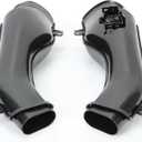 ALMULOO Air Intake Ducts Compatible with 2000 2001 2002 2003 Suzuki GSX-R 600 750 1000 Plastic Black Ram Air Intake Tube Duct Left and Right
