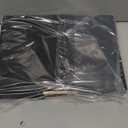 Fabric Storage Basket for Shelves, Collapsible Storage Bins with wood Handles, Rectangle Closet Baskets, Wardrobe Organiser, for Sorting Clothes, Family Items (Black) (1)