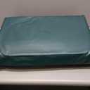 Outdoor Heated Cat House in Winter, Extremely Insulated & Weatherproof, Feral Cat Shelter with Waterproof Eaves & Escape Door for Outside Stray Barn Cat(Dark Green,23.6"x16.5"x13.4")