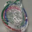 Frienda 4 Pcs Dog Collar LED USB Rechargeable Lights Dog Necklace Collars Doggy Lights for Night Walking Adjustable Safety Lamp Pet Collars for Large Medium Small Puppy(Classic Style,4 Colors)