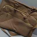 Taygeer Laptop Tote Bag for Women, Large Convertible Briefcase Backpack with USB Port, Waterproof Leather 17 inch Computer Work Bag, Professional Messenger Shoulder Handbag for Business Office, Brown