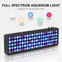 Wills Aquarium Light, 200W Full Spectrum LED Reef Lights, 28"x8.5"x2.4"