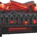 duraflame Electric Log Set 1,000 Sq Ft Heater, Faux Logs Insert with Infrared Flames for Existing Fireplaces, Remote Control Included