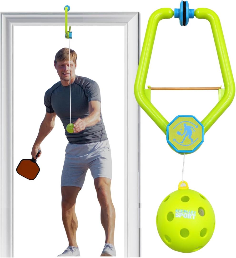 Pickleball Trainer for Solo Practice, Pickleball Rebounder for Pickleball Training and Practice Sessions, Perfect Pickleball Practice Equipment for Solo Training - Pickleball Gift and Pickleball Game