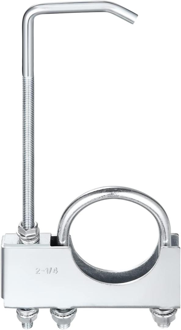 UTWWTU 2.25" Universal Exhaust Clamp With Hanger For Car And Truck Exhaust Pipe Hanger