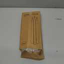 12 Pack White Taper Candles 10 inch - Taper Candles Dripless, Smokeless, Unscented - 8 Hours Long Burning - Hand Poured Tall Candlesticks - Perfect for Home Decor, Weddings, and Special Occasions