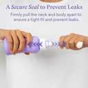 3 x PurComfy Upside Down Peri Bottle for Postpartum Care Essentials, Portable Bidet Travel for Postpartum Perineal Cleansing and Recovery, Peri Bottle for Women, Men, and New Moms, 11 oz