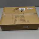 Bread Box for Kitchen Countertop: Bamboo Bread Storage Container for Homemade Bread, 2 Layer Breadbox, Large Bread Keeper Holder, Black