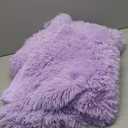 Lavender Fuzzy Throw Blanket  50x60 Inch Soft & Cozy Plush Blanket, Fluffy Shaggy Couch Bed Cover for Living Room, Bedroom Decor  Gift for Women, Men, Him & Her