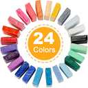 CiaraQ 24 Colors Small Block Polymer Clay Starter kit, Oven Bake Clay, CPSC Conformed Non-Toxic Molding DIY Clay, Great for Kids, Beginners 3 Pack