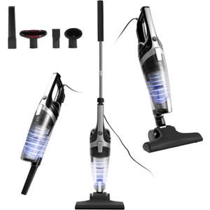 600W 20kpa Powerful Corded Stick Vacuum, 6 in 1 Ultra- Light Corded Vacuum Cleaner Converts to a Hand Vacuum for Pet Hair & Hard Floor