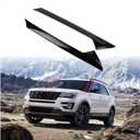 A-Pillar Front Molding Windshield Outer Trim w/Side Tape Fit for 2011-2019 Ford Explorer 4 Door Utility (Left+Right)