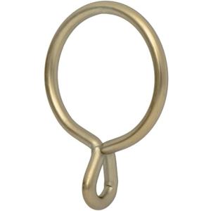 Ivilon Drapery Eyelet Curtain Rings - 1.7" Ring for Curtain Hook Pins, Set of 14 - Warm Gold (Set of 14 (1.7"), Warm Gold)