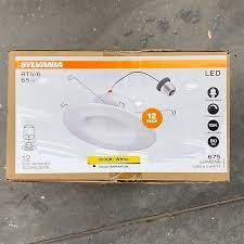 (12 Pack) Sylvania RT5/6 inch 65 W Retrofit Downlights Dimmable LED Recessed (12 Pack) Sylvania RT5/6 inch 65 W Retrofit Downlights Dimmable LED Recessed