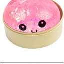 Dumplings Squishy Mystery Mini Dumplings Squishy Stress Balls Fidget Sensory Toy Soft Squeeze Decompression Dough (Pink-A)