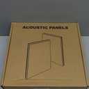 Mass Loaded Vinyl Soundproof Wall Panels Self-adhesive, 12 Pack Mlv Soundproofing Panels, 12''x12''x0.4'' High Density Square Sound Proof Panels For Walls, Home Office, Reccording Studio White