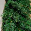 6 ft. PVC Unlit Artificial Slim Pencil Christmas Tree with Stand Home Holiday Decor Green