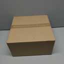 Red Co. Set of 3 (12", 10", 8") Square Cube Acrylic Display Nesting Risers with Hollow Bottoms, White