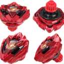 2 x Gyro X Set, 2 Right Spinning Tops Attack Type and Defense Type, Fun for Battling Game, Great Toy Gift for Boy Kid 6+