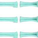 MECCANIXITY 6 Pairs Chinese Knots Frog Buttons Closure Mint Green Sewing Buttons Fasteners for DIY Sewing Coats Cloak Sweater Bridal Costume Outfit, 3.54x0.47 Inch