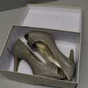 Bandolino Women's Rainaa Pump (8 Wide, Gold Glam 710)