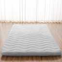 SCHNAUZER HOME Japanese Floor Mattress, 100% High Density Comfortable Foam, 4" Thicken Foldable Mattress Tatami Mat Sleeping Pad, Ideal for Comfort and Support, Kids Floor Lounger Pillow Bed Sofa