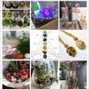800Pcs+ (3lb) Gemstones and Crystals Set,30Kinds+ Bulk Rocks and Minerals Science Kit,Rocks Collections for Kids,Tumbled Chips Crystals,Crushed Stones