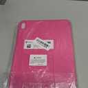 Akkerds Compatible with iPad (A16) 11th Generation Case 11 Inch 2025, for iPad 10th Generation Case 10.9 Inch 2022 with Pencil Holder, Slim Trifold Stand Protective Cover with Soft TPU Back, Rose