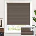 LazBlinds No Drill Cordless Cellular Shades, 24" W x 64" H, Dark Coffee