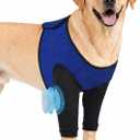 Dog Front Leg Sleeve to Stop Licking, Dog Elbow Protector for Surgery, Hot spot, Wound, Stitche, Granuloma, Skin Issues, Soft Breathable Cover for Large Medium Small Dogs