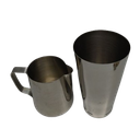 Stainless Steel Milk Frothing Jug And a Cocktail shaker Tin