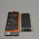 Power Bank 10000 mAh with USB-C and Dual USB-A Ports Black
