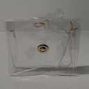 Clear Bag with Turn Lock Closure Women's Cross Body Handbags Stadium Approved