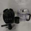 BLACK+DECKER 3-in-1 Easy Assembly 8-Cup Food Processor, Stainless Steel S-Blade, Easy-Clean, Touchpad Controls Black (Large)