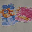 2 Sets Baby Shower Plastic Yard Sign with Stakes Gender Reveal Outdoor Decorations Blue Pink Boy or Girl Yard Sign He and She Bear Lawn Sign Newborn Welcome Sign for Gender Reveal Party Supplies