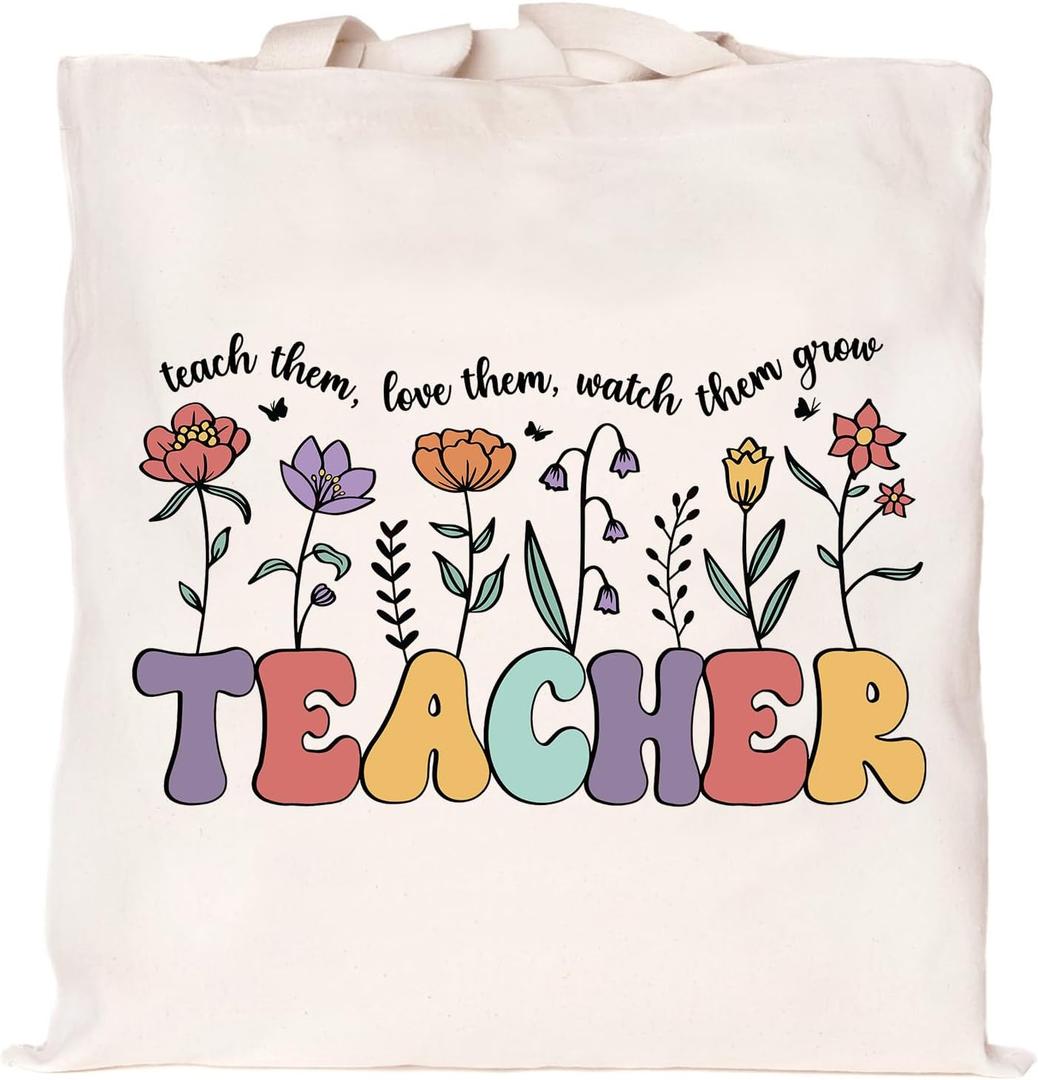 Jakayla Teacher Appreciation Gifts for Women (Medium, Teach Them Love Them Watch Them Grow)