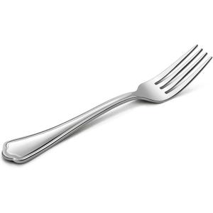 Dinner Forks Set of 12, E-far 7.9 Inch Stainless Steel Forks for Home, Kitchen or Restaurant, Non-toxic & Mirror Polished, Scalloped Edge & Dishwasher Safe