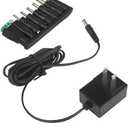 2 x 12V 0.5A 500mA Switching Power Supply Adapter with UL 1310 Listed, Input AC 100~240V, Output DC 12 Volt 0.5 Amp 5.5 x 2.1mm for CCTV Surveillance System LED Strip Light with 8 Interchangeable Jacks