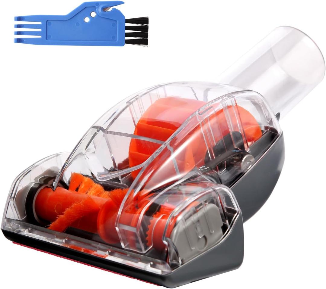 Upgraded Vacuum Pet Hair Power Brush Tool Attachment Compatible With Shark HV301 HV302 HV320 HV322 NV750 NV752 NV650 NV680 NV800 NV150 NV341 ZU560 ZU561 ZU60 ZU503AMZ Vacuum Replacement Parts Orange