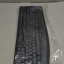 Wireless Keyboard and Mouse Combo, Full-Sized 2.4GHz Wireless Keyboard with Comfortable Palm Rest and Optical Wireless Mouse for Windows, Mac OS PC/Desktops/Computer/Laptops (Black)