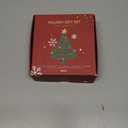 ohora Semi Cured Gel Nail Strips ([2025 Christmas Set] N Santa Cane & N Red Chrome) - Works with Any Lamps, Salon-Quality, Long Lasting, Easy to Apply & Remove