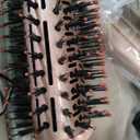 MESCOMB Dual Voltage Hot Air Styler Wrap - 5 in 1 Hair Dryer Brush with Fast Drying Blow Dryer, Styling, Straightening & Volumizing with Travel Bag (100V240V) -Pink