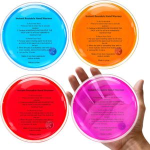 2 x Reusable Hand Warmers, Pocket Heat Packs - Fast Heating & Long-Lasting Cycle Heat Packs for Outdoor Camping, Hiking & Golf - Compact Pocket-Sized Warmers