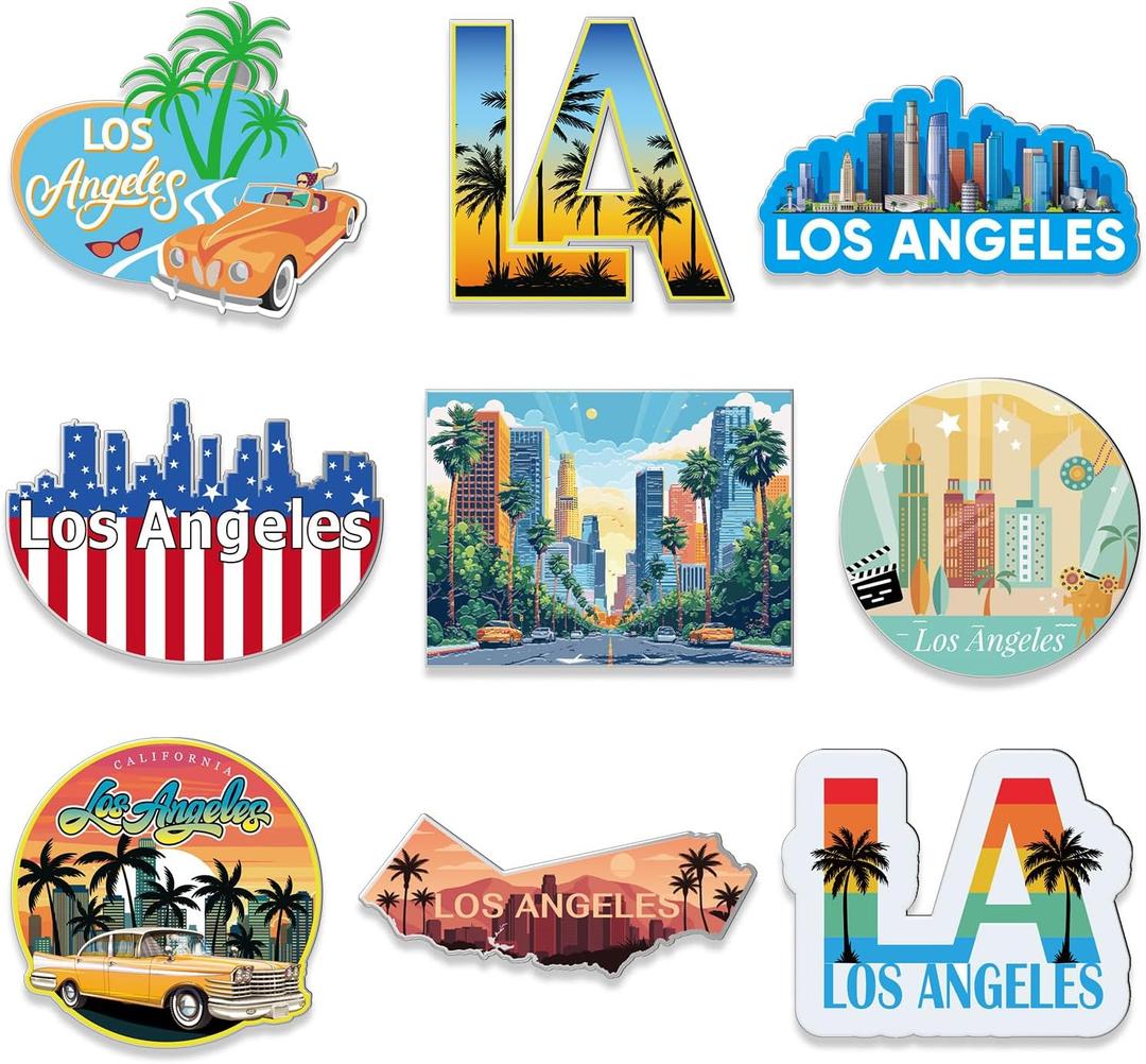 18 Pcs Los Angeles Fridge Magnet Magnetic Refrigerator Stickers Metal Los Angeles Magnet Souvenirs Gifts Refrigerator Magnets Home Decoration Accessories 18 Pcs Los Angeles Fridge Magnet Magnetic Refrigerator Stickers Metal Los Angeles Magnet Souvenirs Gifts Refrigerator Magnets Home Decoration Accessories