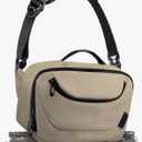 TAAOKA Camera Sling Bag,Waterproof Camera Case with Tripod Holder,Lightweight DSLR/SLR/Mirrorless Camera Bags Crossbody for photographers-Coffee