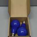 JAHEKS Blue Light Bulbs for Outdoor Porch, 9W(60W Equivalent) E26 Base LED Colored Bulb for Christmas, Halloween,Wedding,Party,Bar,Holiday Lighting,Home Decor, 2-Pack