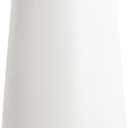 11 Inch Tall Matt White Ceramic Vase for Flowers & Pampas Grass, Classic Rustic Style Decorative Vases for Home Decor Table Centerpieces